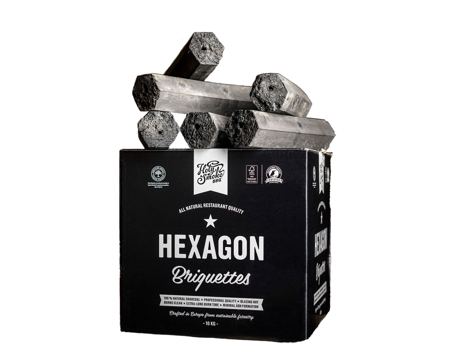 Hexagon Briquettes 10 kg