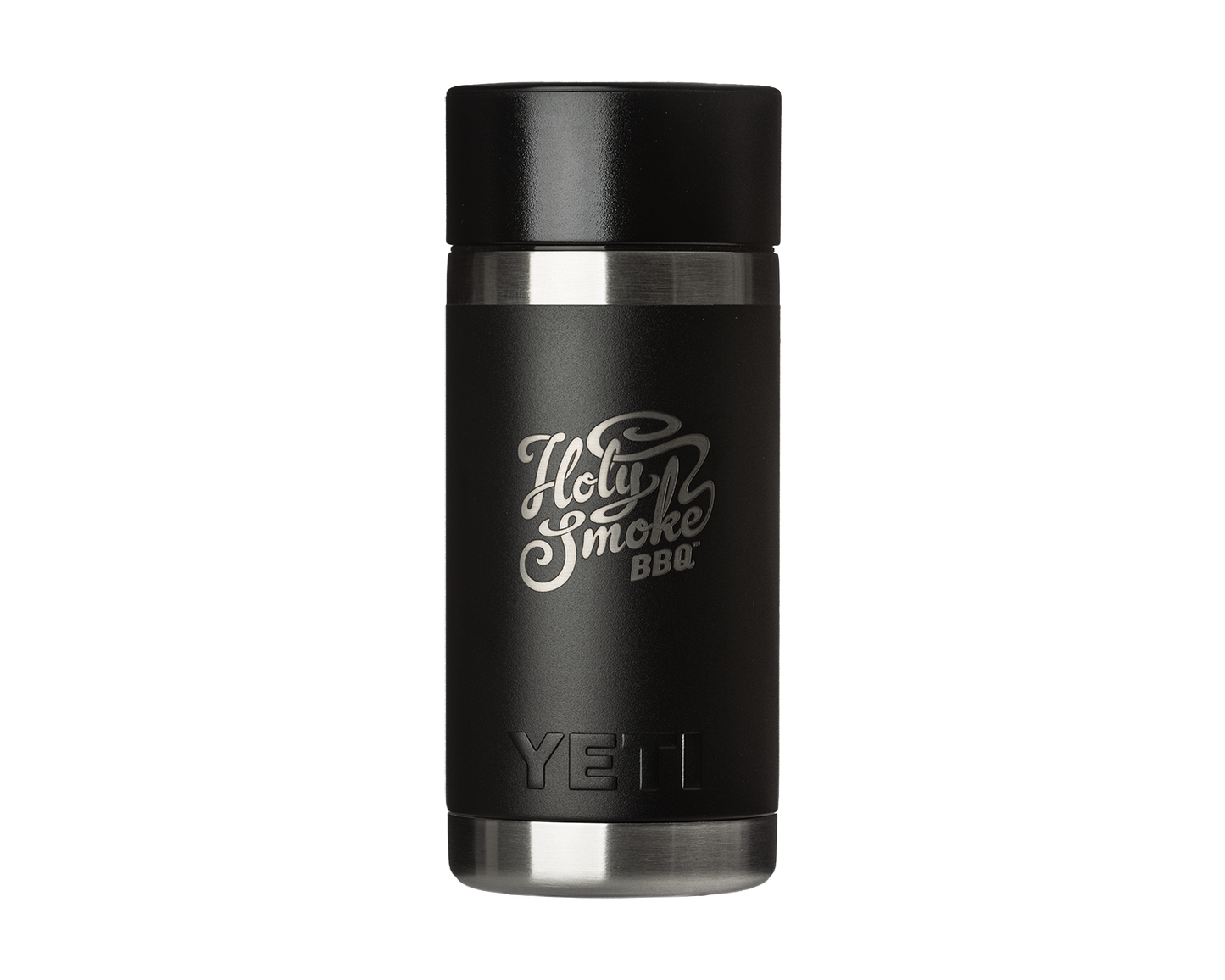 12 OZ (354 ML) Bottle With Hotshot Cap - Black